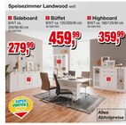 Speisezimmer Landwood weiß Angebote bei Die Möbelfundgrube Völklingen für 279,99 €