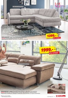 Couch im Höffner Prospekt "POLSTER SPEZIAL" mit 12 Seiten (Cottbus)