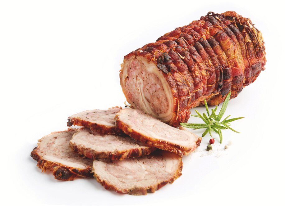 Poitrine de veau farcie cuite