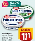 Aktuelles Philadelphia Angebot bei REWE in Frankfurt (Main) ab 1,11 €