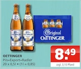 Pils im Angebot bei Getränke Oase in Lippstadt Pils Angebote von Oettinger bei Getränke Oase Lippstadt für 8,49 €