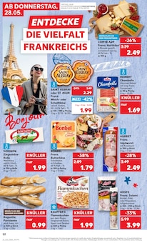 Aoste Angebot im Kaufland Prospekt, gültig von 28.05.2026 bis 03.06.2026 Aoste Angebot im aktuellen Kaufland Prospekt auf Seite 22