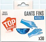 Gants fins - TOP BUDGET à 1,99 € dans le catalogue Intermarché Hyper