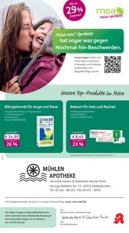 mea - meine apotheke Prospekt Unsere März-Angebote mit 4 Seiten