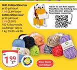 Cotton Shine Uni im Angebot bei GLOBUS in Altenburg Cotton Shine Uni Angebote von OHO bei GLOBUS Altenburg für 1,99 €