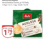 Kaffeepads im Angebot bei GLOBUS in Neunkirchen Kaffeepads Angebote von Melitta bei GLOBUS Neunkirchen für 1,79 €