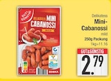 Delikatess Mini-Cabanossi mild von GUT&GÜNSTIG im aktuellen EDEKA Prospekt für 2,79 €