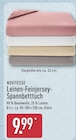 Leinen-Feinjersey-Spannbetttuch im Angebot bei ALDI Nord in Delmenhorst Leinen-Feinjersey-Spannbetttuch Angebote von NOVITESSE bei ALDI Nord Delmenhorst für 9,99 €