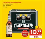 Original Alkoholfrei Angebote von Clausthaler bei Netto Marken-Discount Schramberg für 10,99 €