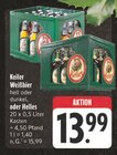 E center Würzburg - Weißbier hell oder dunkel Angebot im Prospekt Weißbier hell oder dunkel bei E center im Würzburg Prospekt für 13,99 €