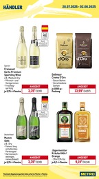 Jägermeister Angebot im aktuellen METRO Prospekt auf Seite 2