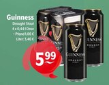 Aktuelle Bier Angebote bei Getränke Hoffmann in Dinslaken Aktuelles Draught Stout Angebot bei Getränke Hoffmann in Dinslaken ab 5,99 €