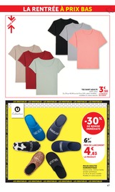 Promos Chaussures dans le catalogue "HYPER U" de Hyper U Chaussures en promo dans le catalogue Hyper U à la page 47