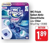 Selbst Aktiv Ozeanfrische im Angebot bei EDEKA in Sindelfingen Selbst Aktiv Ozeanfrische Angebote von WC Frisch bei EDEKA Sindelfingen für 1,89 €