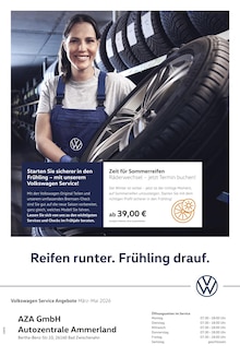 Volkswagen Prospekt Der Frühling startet mit Power mit 1 Seite