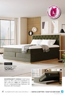 Boxspringbett im Kabs Prospekt "GROSSE TAUSCHAKTION" mit 56 Seiten (Essen)