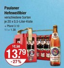 Hefeweißbier von Paulaner im aktuellen V-Markt Prospekt für 13,79 €