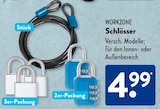 Schloss (Stück) Angebote von Workzone bei ALDI SÜD Koblenz für 4,99 €