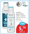 Body-Milk Reichhaltig von Lavera im aktuellen budni Prospekt für 5,79 €