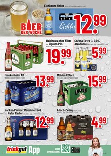Bier im aktuellen Trinkgut Prospekt (Worms) Bier im Trinkgut Prospekt "Aktuelle Angebote" mit 8 Seiten (Worms)
