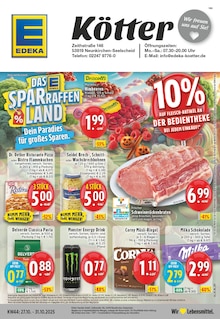 Aktueller EDEKA Prospekt "Aktuelle Angebote" für Neunkirchen-Seelscheid Aktueller EDEKA Prospekt für Neunkirchen-Seelscheid mit  Seiten