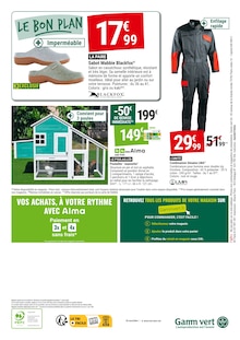 Promo Vêtements De Travail dans le catalogue Gamm vert du moment à la page 8