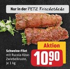 Schweine-Filet mit Rucola-Käse-Zwiebelkruste Angebot in Gröditz Schweine-Filet mit Rucola-Käse-Zwiebelkruste im aktuellen Prospekt bei REWE in Gröditz
