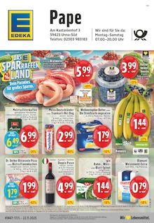 Aktueller EDEKA Prospekt (Unna) EDEKA Prospekt "Aktuelle Angebote" mit Seiten (Unna)
