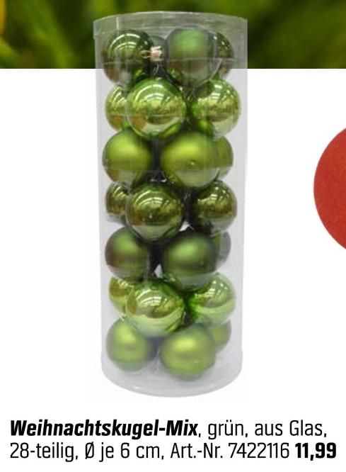 OBI Großwoltersdorf - Weihnachtskugel-Mix Weihnachtskugel-Mix Angebot bei OBI Großwoltersdorf im Prospekt WILLKOMMEN IM OBI WEIHNACHTSMARKT!