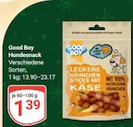 Hundesnack Angebote von Good Boy bei GLOBUS Mannheim für 1,39 €