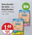 Bio Haferflocken von Heimatzauber im aktuellen V-Markt Prospekt für 1,49 €