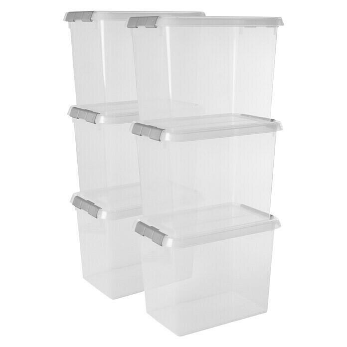 BAUHAUS Dümmer - Sunware Aufbewahrungsbox-Set Comfort Line (L x B x H: 30,7 x 20 x 22,3 cm, Kunststoff, Transparent, 6 Stk.) Sunware Aufbewahrungsbox-Set Comfort Line (L x B x H: 30,7 x 20 x 22,3 cm, Kunststoff, Transparent, 6 Stk.) Angebot bei BAUHAUS Dümmer im Prospekt Bringen Sie Ordnung in Werkstatt, Haus & Garten