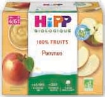 Coupelles de fruits des 4 mois Bio - HIPP en promo chez Super U Coupelles de fruits des 4 mois Bio - HIPP dans le catalogue Super U