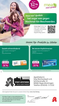 Aktueller mea - meine apotheke Prospekt für Regis-Breitingen mit  Seiten