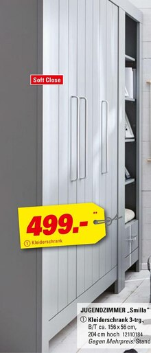 Kleiderschrank 3-trg bei Höffner in Cottbus Kleiderschrank 3-trg im Angebot bei Höffner Cottbus für 499,00 €