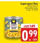 Supersweet Mais im Angebot bei EDEKA in Paderborn Supersweet Mais Angebote bei EDEKA Paderborn für 0,99 €