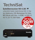 Flachbildfernseher im V-Markt Prospekt Satellitenreceiver HD-S 261 von TechniSat im aktuellen V-Markt Prospekt für 39,99 €