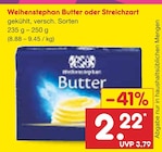 Butter oder Streichzart von Weihenstephan für 2,22 € bei Netto Marken-Discount im Angebot Butter oder Streichzart von Weihenstephan im aktuellen Netto Marken-Discount Prospekt