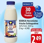 Herzstücke frische Schlagsahne Angebote von EDEKA bei E center Lahr für 2,49 €