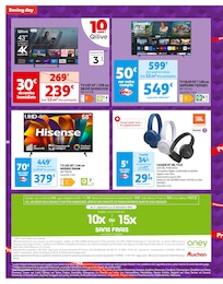 Offre TV Samsung dans le catalogue Auchan Hypermarché du moment à la page 38