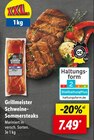 Schweine-Sommersteaks bei Lidl im Marienfeld Prospekt für 7,49 €