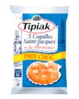 Coquilles Saint Jacques surgelées "Prix Choc" - TIPIAK en promo chez Carrefour Market Nîmes à 8,29 €
