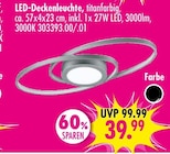 LED-Deckenleuchte im aktuellen SB Möbel Boss Prospekt