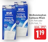 Haltbare Milch im Angebot bei EDEKA in Offenburg Haltbare Milch Angebote von Weihenstephan bei EDEKA Offenburg für 1,19 €
