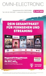 Aktueller Omni-Electronic Elektromärkte Prospekt für Ratzeburg: DEIN GESAMTPAKET FÜR FERNSEHEN UND STREAMING mit 8} Seiten, 01.08.2025 - 31.08.2025