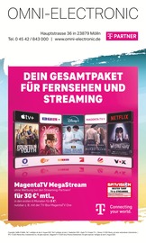 Aktueller Omni-Electronic Elektromärkte Prospekt in Ratzeburg und Umgebung, "DEIN GESAMTPAKET FÜR FERNSEHEN UND STREAMING" mit 8 Seiten, 01.08.2025 - 31.08.2025