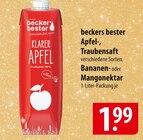 Apfelsaft im Angebot bei famila Nordost in Celle Apfelsaft Angebote von beckers bester bei famila Nordost Celle für 1,99 €