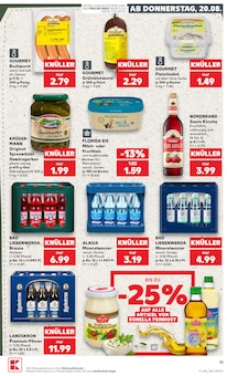 Wasser im aktuellen Kaufland Prospekt (Cottbus) Wasser im Kaufland Prospekt "Hier bin ich richtig" mit 63 Seiten (Cottbus)