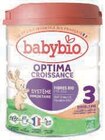 Optima Croissance 3 des 10 mois - BABYBIO dans le catalogue Super U