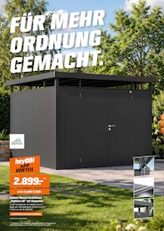 OBI Gartenhaus im Prospekt 